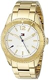 Tommy Hilfiger Women's 1781268 Casual Sport Analog Display Quartz Gold Watch