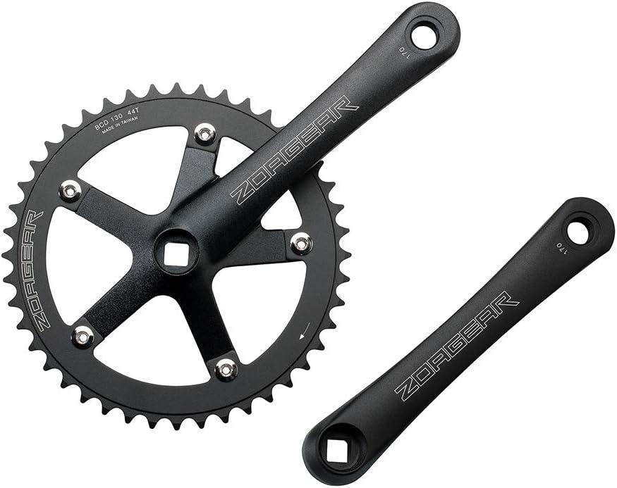 Zoagear New Single Speed Track Fixed Gear Crank Crankset 170mm 44 Teeth