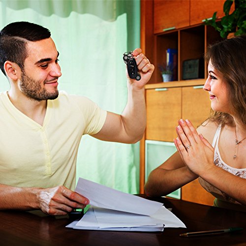 image for Carbon Fiber Key Organizer Keychain - With Mini Pill Holder Bottle Ope