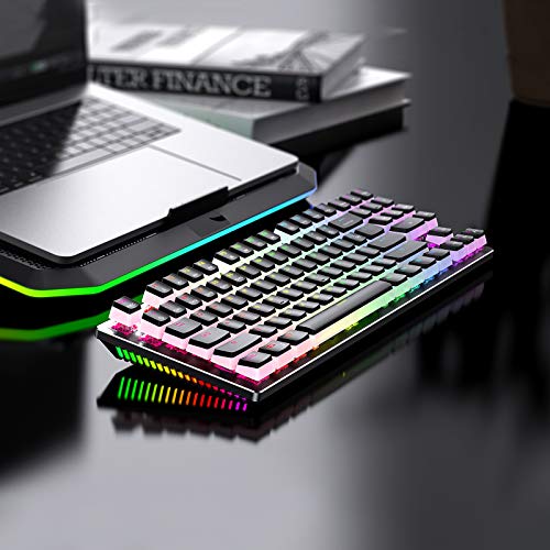 Havit Mechanical Gaming Keyboard with RGB Lighting, PBT Pudding Keycaps