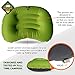 Gypsys Cart Travel Camping Pillow. Ultralight and Ultra Compact Inflatable Cushion Provides You with A Great Night’s Sleep When On The Road Or Trails. Carrying Case Included