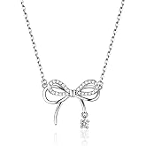 BYETOCE Cute Flower Charm Necklace for Women Colorful Dainty Floral Choker Silver Plated Stainless Steel Necklaces for Women Birthday Anniversary Graduation Mother's Day Gifts