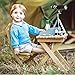 The Queen's Treasures Gombe Rainforest Wooden 18 Inch Doll Camp Research Table & Chair Set Inspired by Dr. Jane Goodall! Outdoor Adventure Furniture & Accessories Fits American Girl