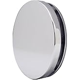 Westbrass Floating No-Hole Overflow Faceplate, Polished Chrome, D980R-26