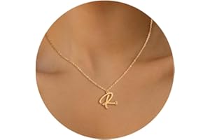 HSWYFCJY Initial Necklace for Women,14K Gold Dainty A-Z Letter Pendant with Heart Choker Necklace Jewelery Gifts,Personalized