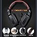 Gaming Headset for PS4,Xbox One,PC,Mac,Gaming Headphone On Ear with Mic (Red)thumb 1