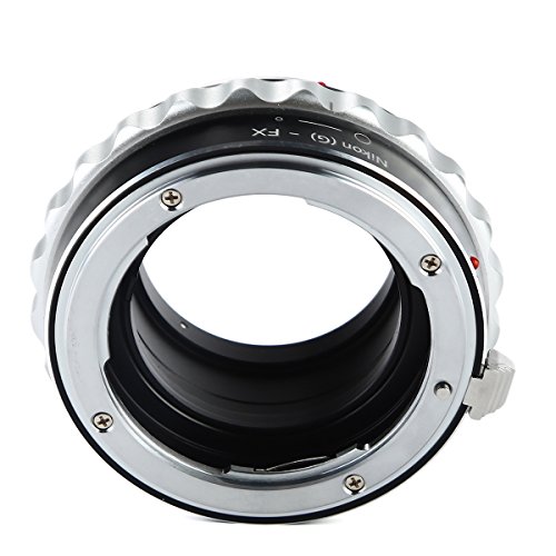 K&F CONCEPT Bague Adaptation Objectif pour Monter Objectif Nikon G vers boîtier Fujifilm Fuji FX X-Pro1 X-M1 X-A1 X-E1 en métal - Image 4