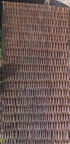 MGP Willow Woven Hurdle Panel 4'W x 6'H Set of 2 Pieces