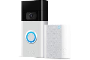 Ring Video Doorbell – Satin Nickel with Ring Chime (2020 release)