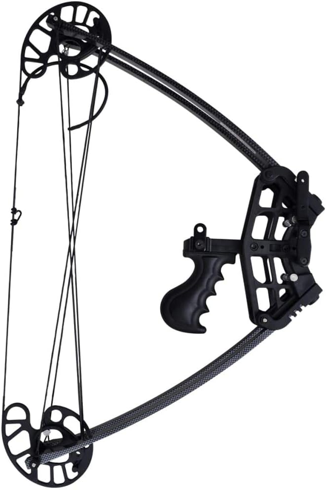 vidaXL Adult Archery Triangle Compound Bow 25" 50 lb for Shooting