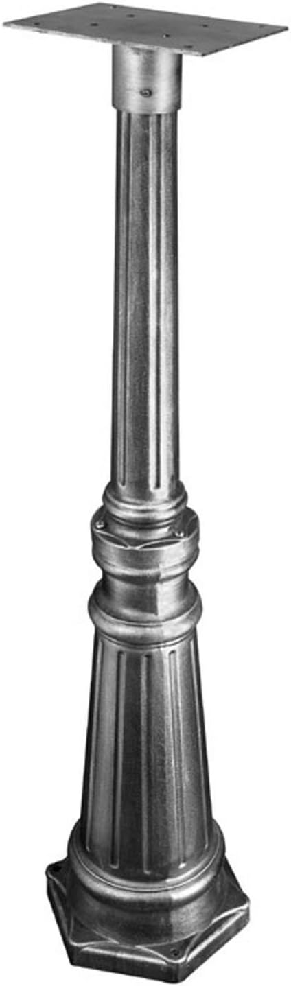 Tacoma Surface Mount Mailbox Post Kit (Swedish Silver)