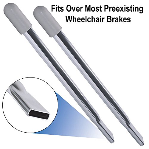 Rehabilitation Advantage 9 Inch Wheelchair Brake Handle Extensions
