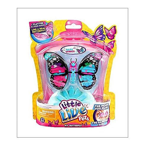 Little Live Pets My Butterfly Rare Wings Blue Pink Purple