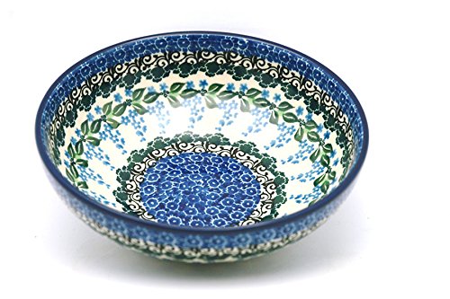 Polish Pottery Bowl - Pasta - Wisteria