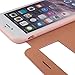 Nouske Smart Touch Case S-View Window Flip Cover/Magnetic Closure/Stand/TPU bumper/360 Protection for 5.5 inch iPhone 6 Plus/iPhone 6S Plus, Rose Gold