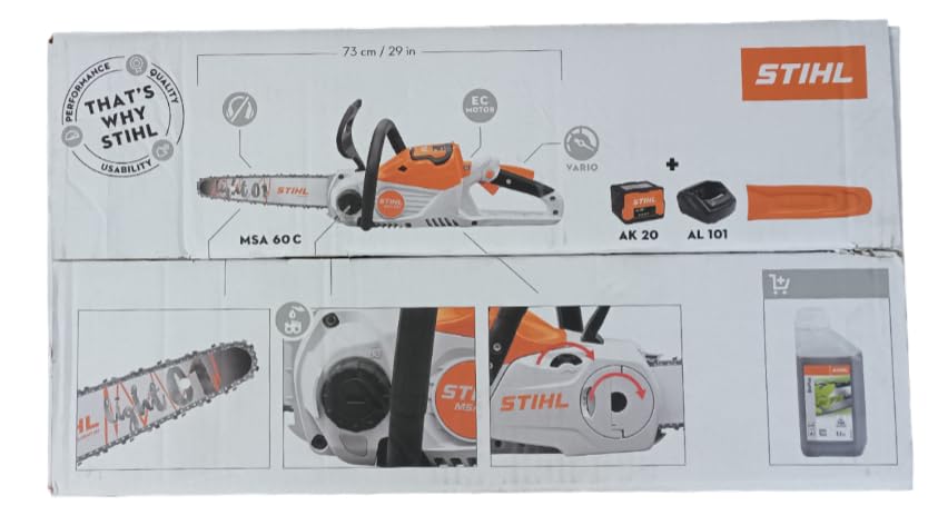 Stihl MSA60.0 C-B Cordless Chainsaw Lightweight and Comfortable to Use - For photo 9