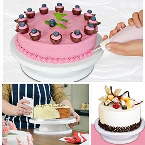 Rotating Revolving Cake Sugarcraft Turntable Decorating Stand Platform 11"
