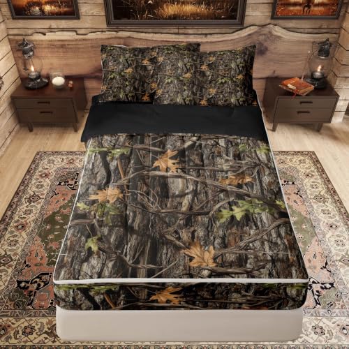 Feelyou Camouflage Military Style Zipper Bedding for Kids Twin Size at Amazon