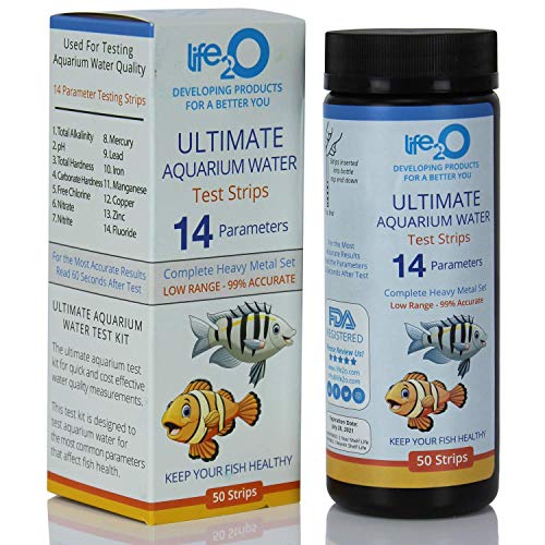 ULTIMATE 14in1 Aquarium Test Kit with Trace Heavy Metals 50 Water
