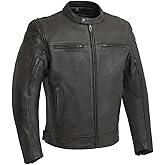 First Mfg Co - Top Performer - Men's Motorcycle Biker Riding Leather Jacket