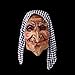 Hyaline&Dora Old Witch Face Masks For Halloween Masquerade Cosplay Party (black)