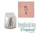 Feather Metal Design Stamp, 11mm Large Bird Feathers Punch Stamping Tool for Hand Stamped DIY Jewelry Crafts - Beaducation Original Metal Design Stamps