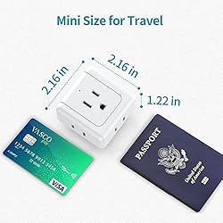 SUPERDANNY【2 Pack】 Multi Plug Outlet