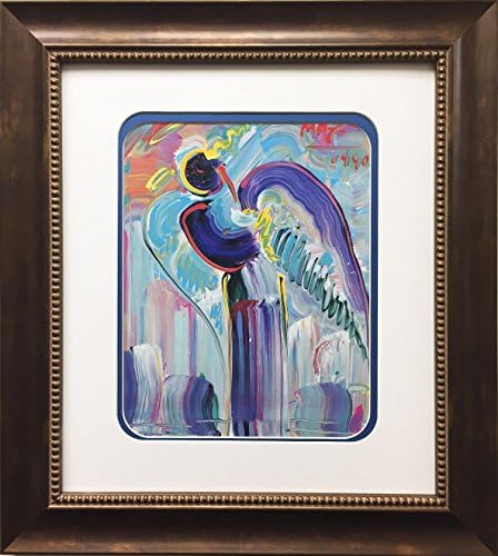 Peter Max"Angel 1990" Newly Custom Framed Art Print 18" x 20"