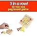 Wish Novelty Classic Games (Set of 6) Fun Party Vintage Games for Kids & Family - Includes Tic-Tac-Toe, 2 Paddleballs, Domino, Jacks, Pick-up Sticks, Coil Spring- Travel Compact Size - Best Retro Gift