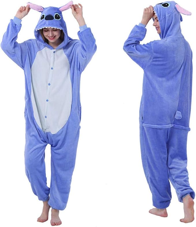 Pyjama Onesie Adulte Axolotl - Polaire Douce - Capuche Mignonne - Unisexe
