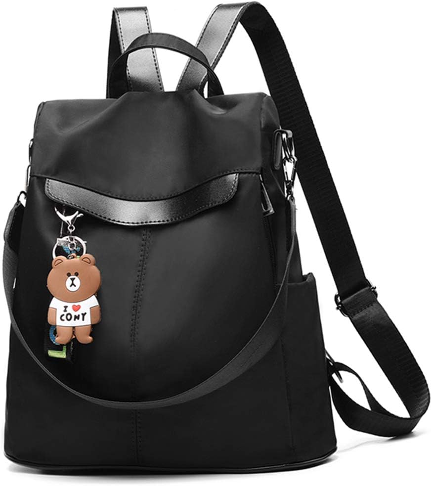 KURGOOL Backpack Purse for Women Nylon Anti-theft Casual Large Shoulder Bag Fashion Ladies Satchel Bags