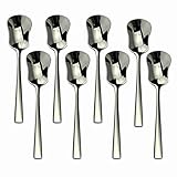 AOOSY 8-piece Spoon Set 18/10 Stainless Steel Ice Cream Spoons for Kinds Children