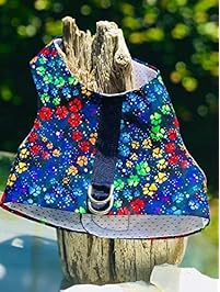 Dog Harness Vest - Paw Print
