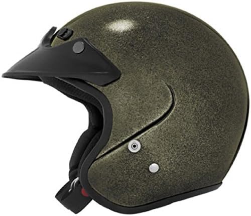 Cyber Helmets U-6 Metal Flake Helmet, Distinct Name: Black, Gender: Mens/Unisex, Helmet Category: Street, Helmet Type: Open-face Helmets, Primary Color: Black, Size: Md 641448
