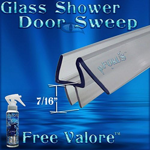 DS9372 1/4" Glass- Shower Door Sweep, Wipe, Seal 32" Length FREE!! 4oz Valore Sealer and Cleaner to prevent water dots. $50!!! (Discount shown in cart)
