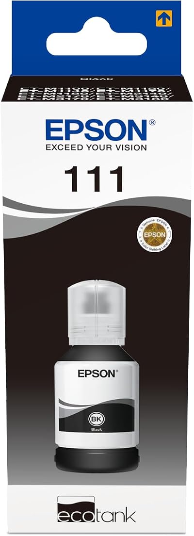 Epson EcoTank 111 Black Genuine Ink Bottle 6000 Pages