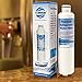 EcoBlueLife Refrigerator Water Filter Replacement - Certified for Chlorine Reduction & Lead-Free, Easy Install Fridge Water Filter, Compatible with DA29-00020B and More