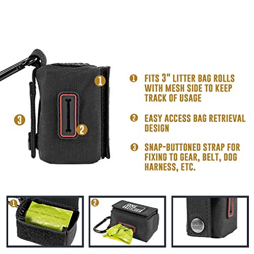 Waste Bag Dispenser Mini Pouch Holder for Dog Cat Poop Bag