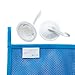 2 x Mesh Bath Toy Organizer + 6 Ultra Strong Hooks – The Perfect Bathtub Toy Holder & Bathroom or Shower Caddy – These Multi-use Net Bags Make Baby Bath Toy Storage Easy – For Kids & Toddlers