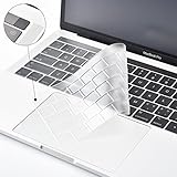 COOSKIN Keyboard Cover with Ultra Thin for MacBook Pro (2016) 13" or 15"with Touch Bar( A1706 A1707), High Transparent invisible Keyboard Protector Skin for MacBook Pro , TPU Material not Silicone