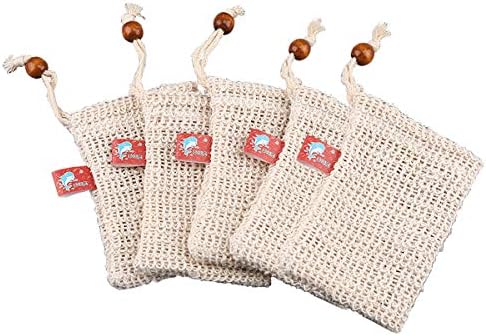 Lozom 5 Pack Soap Exfoliating Bag Natural Soap Saver (5-pcs)
