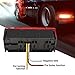 AMBOTHER Submersible Trailer Light Kit Tail Stop Brake License-Plate Turn Running Marker Lights Rectangular Low Profile Light for RV Boat Truck Marine Universal Red DC12V,2PCS,3 Year Warranty