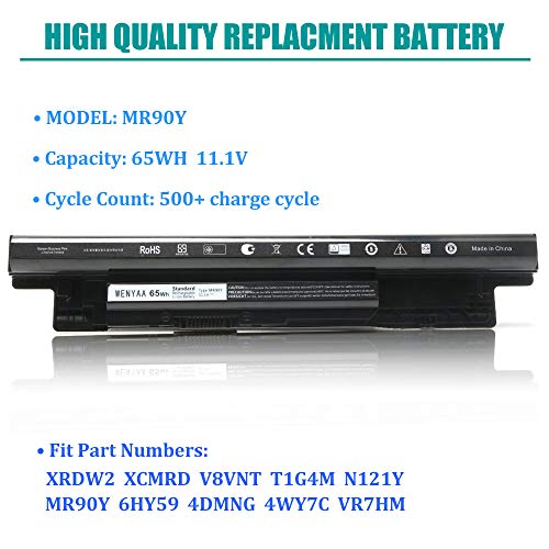 thumbnail image 2 of MR90Y Laptop Battery For Dell Inspiron 14-3421, 3437, 5421, 15-3521, 3537, 5521 2 of 11