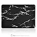 TOP CASE - Black Marble Rubberized Hard Case Compatible MacBook Pro 15