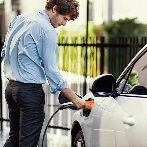 IKITS Mini J1772 EVs Adapter, Tesla to J1772 Charging Adapter 48A/250V