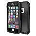 Eonfine iphone 6/6s Waterproof Case, Shockproof Protective Full-sealed Hard Cover with Clear Sound, Underwater IP68 Certificated Water Snow Dust Dirty Proof Case for iPhone 6/6s Black