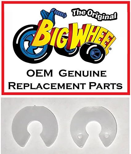 2 Rear Axle Spacers for The Original Big Wheel Spin-Out Racer/ Mighty Wheels, Original Replacement Parts