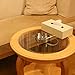 Ashtray, Newness Stainless Steel Tabletop Decoration Unbreakable Home Ashtray, 4.7 Inches (12 cm)
