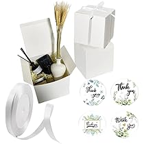 Amazon.com: XCXGYCA White Gift Boxes 10 Pack 7x7x7 IN Small