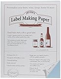 1 X Label Making Paper, Blue by Midwest Homebrewing and Winemaking Supplies